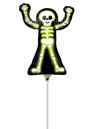 14in Anagram Neon Skelly Balloon (Heat Seal Required)