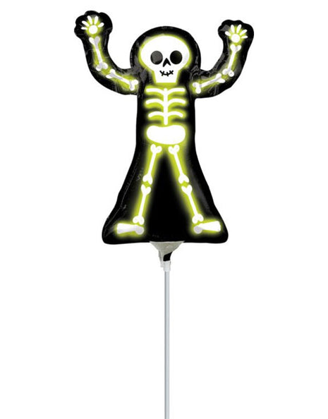 14in Anagram Neon Skelly Balloon (Heat Seal Required)