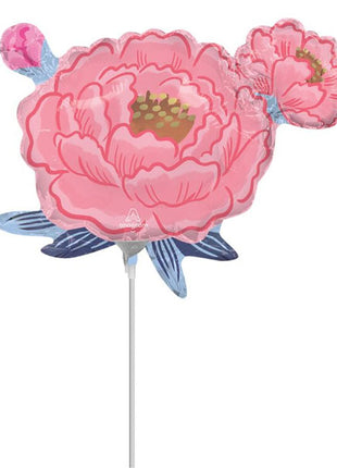 14in Anagram Satin Peony Garden Balloon (Heat Seal Required)