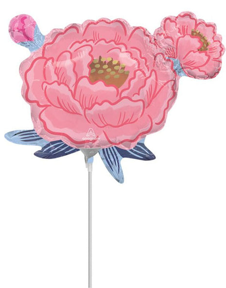 14in Anagram Satin Peony Garden Balloon (Heat Seal Required)