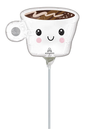 14in Anagram Sippy Friends Espresso Cup Balloon (Heat Seal Required)