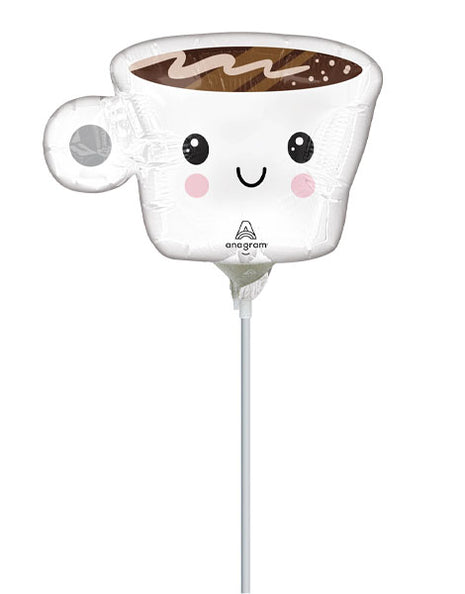 14in Anagram Sippy Friends Espresso Cup Balloon (Heat Seal Required)
