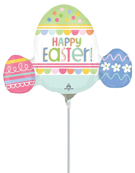 14in Anagram Trio Egg Hunt Balloon (Heat Seal Required)