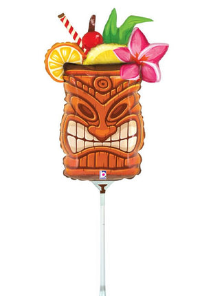 14in Betallic Mini Tiki Drink Balloon (Heat Seal Required)