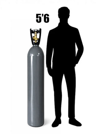 150cf Recondition Aluminum Helium Tank with Handle (Helium Not Included)