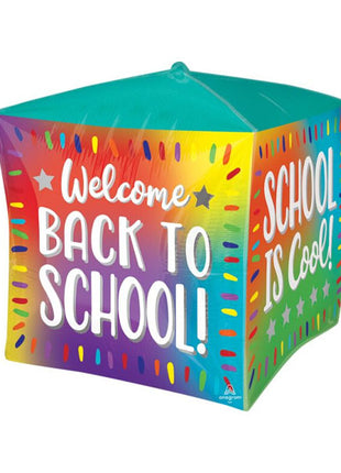 15in Anagram Ombre Back To School Cubes Balloon