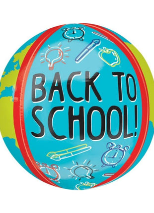 16in Anagram Back To School Globe Orbz Balloon