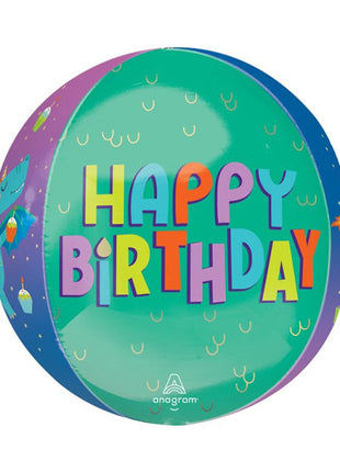 16in Anagram Cute Dragon Birthday Orbz Balloon