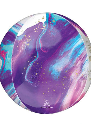 16in Anagram Happy Mother's Day Alluring Marble Orbz Balloon