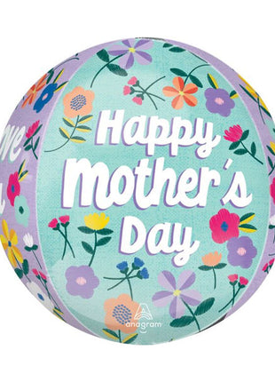 16in Anagram Happy Mother's Day Threaded Love Orbz Balloon