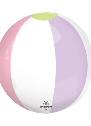 16in Anagram Pastel Beach Club Orbz Balloon