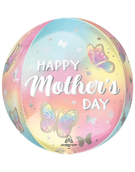 16in Anagram Satin Happy Mother's Day Fluttering Dreams Orbz Balloon