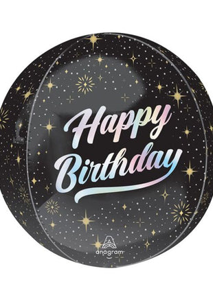 16in Anagram Sparkling Birthday Orbz Balloon
