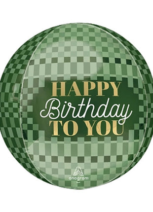 16in Anagram Stylish Sage Birthday Orbz Balloon