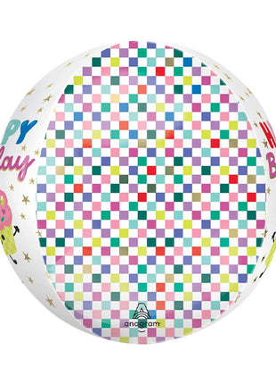 16in Anagram Vibrant Cupcakes Birthday Orbz Balloon