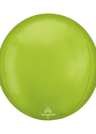 16in Anagram Vibrant Green Orbz Balloon