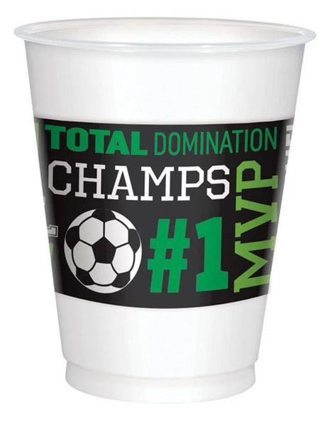 16oz Amscan Gola Getter Plastic Cups  8ct