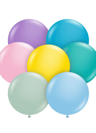 17in Tuftex Pastel Assortment 50ct