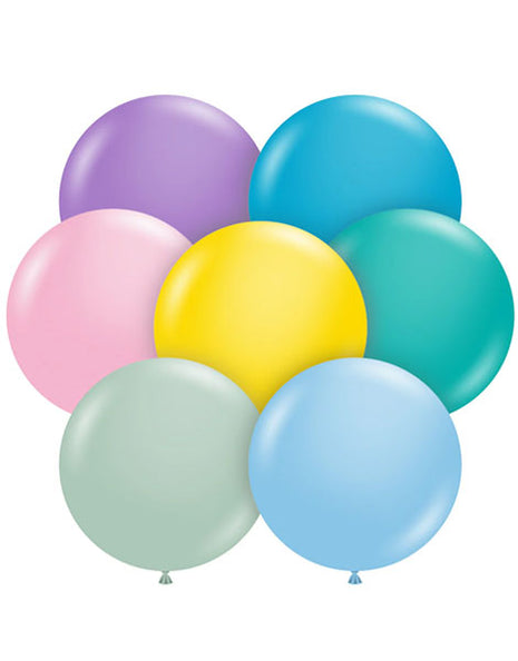 17in Tuftex Pastel Assortment 50ct