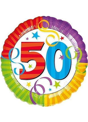 18in Anagram 50th Birthday Perfection Balloon