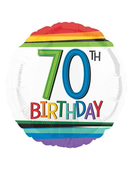18in Anagram 70th Birthday Balloon