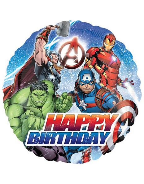 18in Anagram Avengers Happy Birthday Balloon