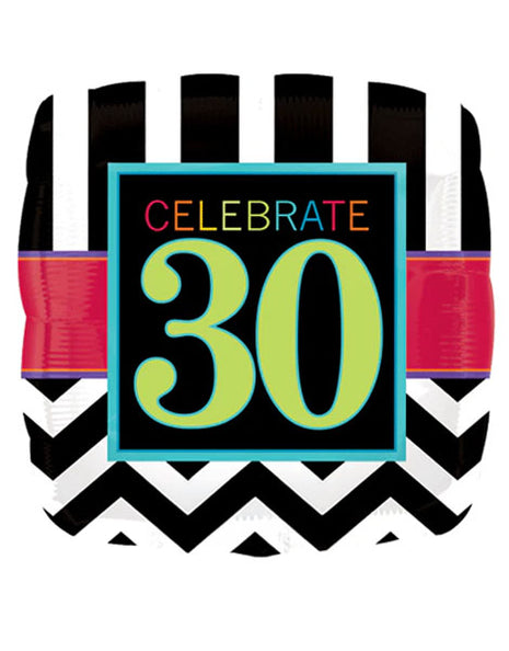 18in Anagram Celebrate 30 Balloon