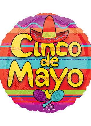 18in Anagram Cinco De Mayo Celebration Balloon
