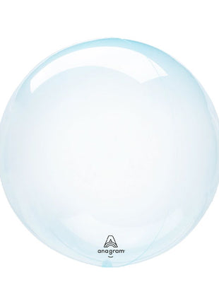 18in Anagram Crystal Clearz Blue Balloon