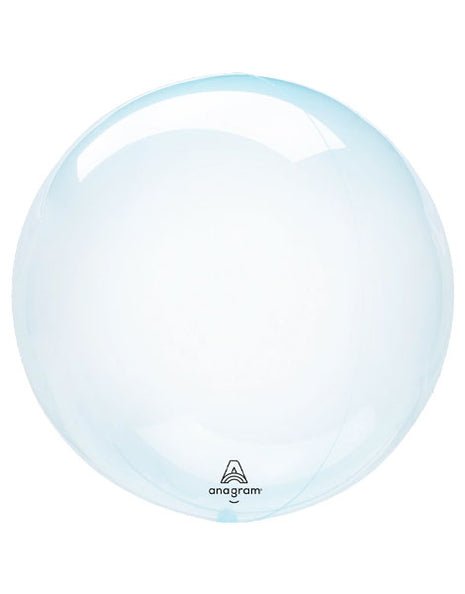 18in Anagram Crystal Clearz Blue Balloon