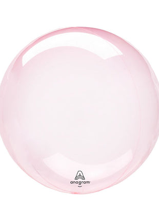 18in Anagram Crystal Clearz Dark Pink Balloon