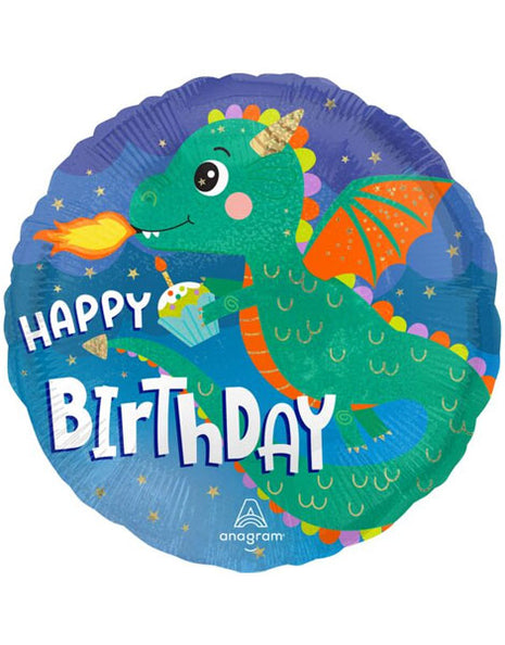 18in Anagram Cute Dragon Birthday Balloon