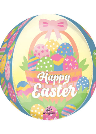 18in Anagram Easter Egg Basket Orbz Balloon
