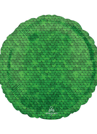 18in Anagram Forest Green Sequins Balloon