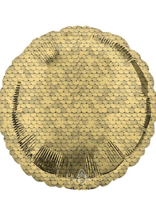 18in Anagram Gold Sequins Balloon