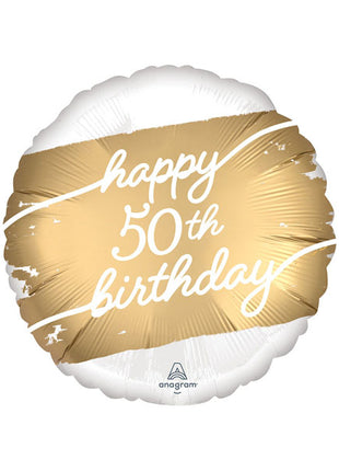 18in Anagram Golden Age 50 Balloon