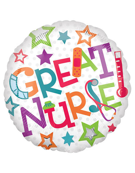 18in Anagram Great Nurse Balloon