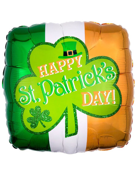 18in Anagram Happy St. Patricks Day Flag Balloon
