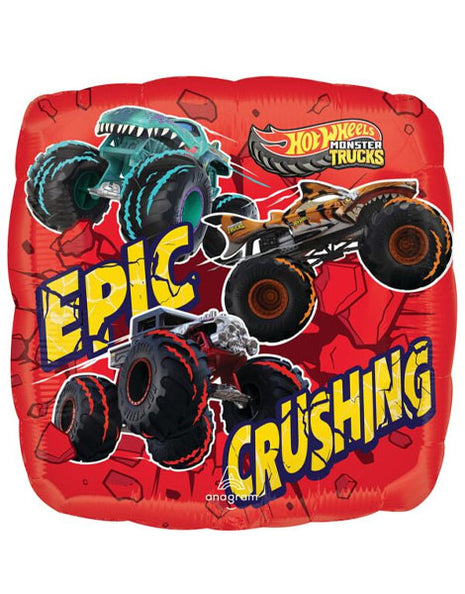 18in Anagram Hot Wheels Monster Trucks Balloon
