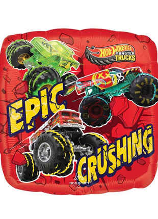 18in Anagram Hot Wheels Monster Trucks Balloon