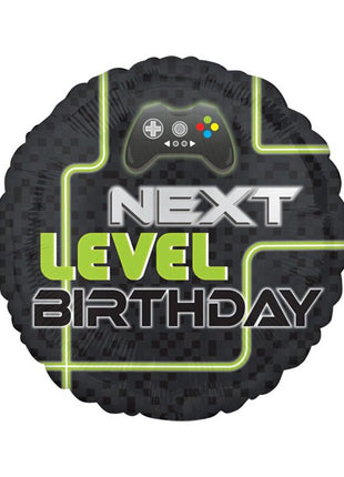 18in Anagram Level Up Birthday Balloon