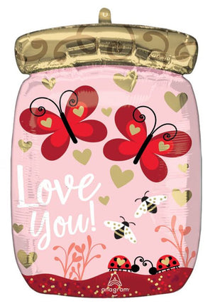 18in Anagram Love Bugs And Butterflies Balloon