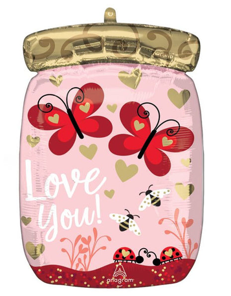 18in Anagram Love Bugs And Butterflies Balloon