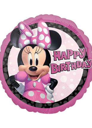 18in Anagram Minnie Mouse Forever Birthday Balloon