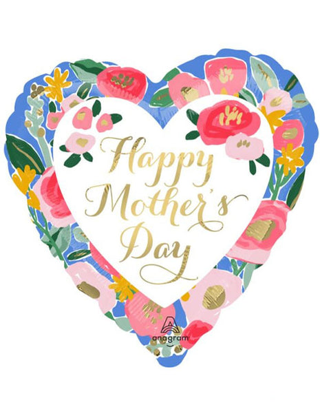 18in Anagram Mother's Day Painted Prints Balloon