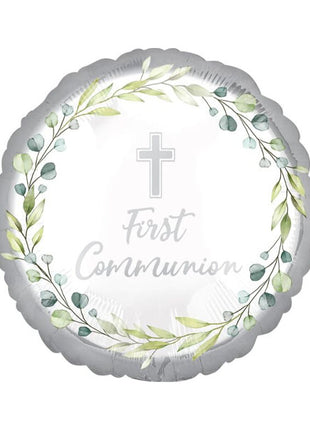 18in Anagram pearl First Communion Balloon