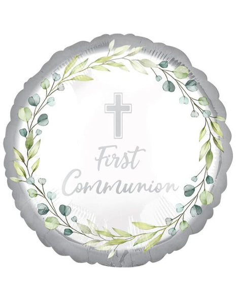 18in Anagram pearl First Communion Balloon