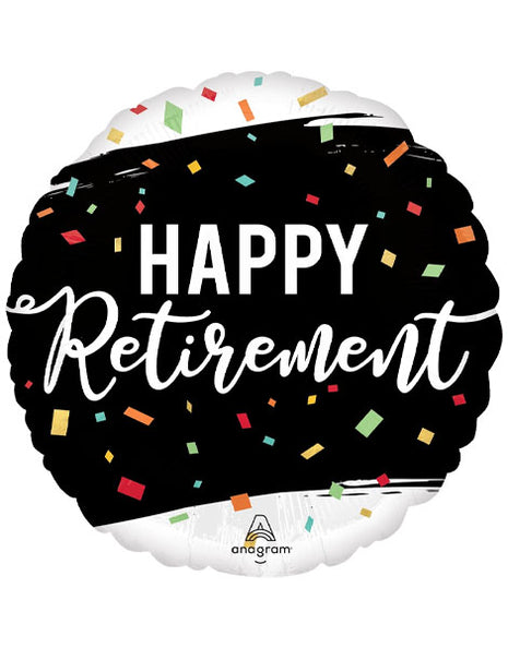 18in Anagram Retirement Balloon