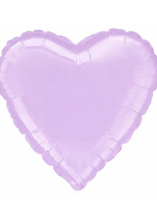 18in Anagram Solid Pearl Lavender Heart Balloon