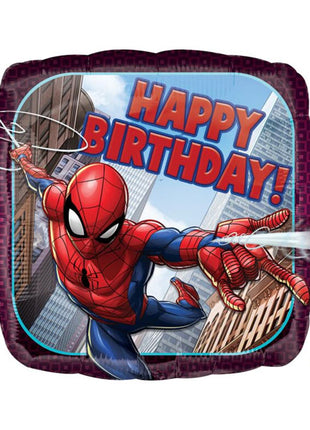 18in Anagram Spiderman Happy Birthday Balloon